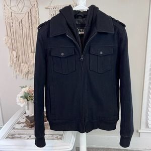Guess double breasted collared wool jacket. Small